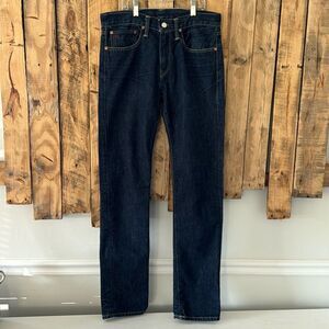 Ralph Lauren Polo 1967 Jean Men 30”W x 32”L Dark Blue Superior Denim Slim Fit
